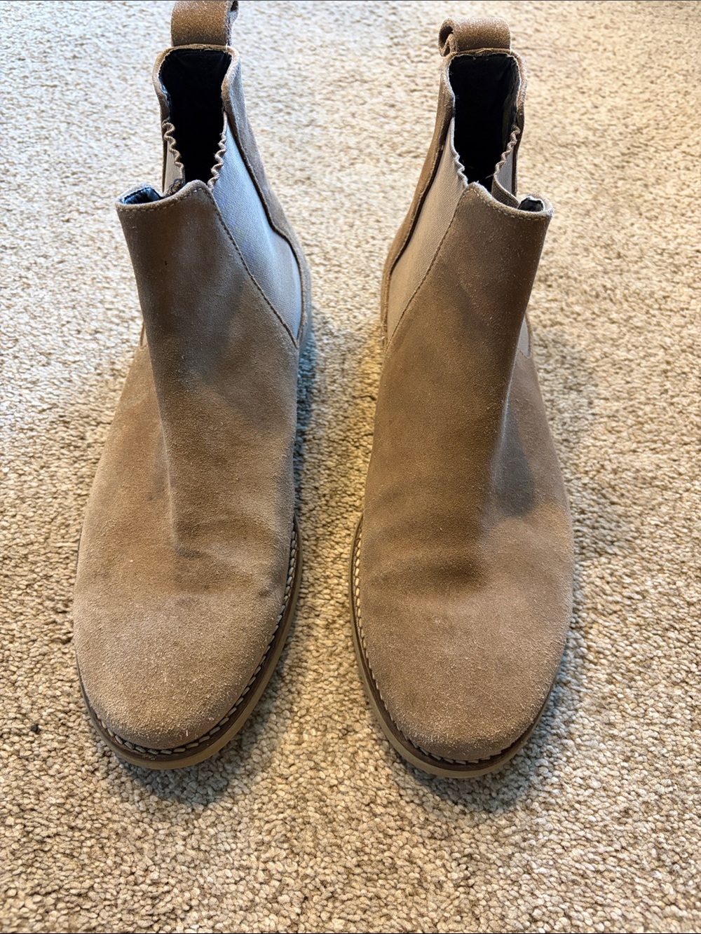 Suede Zara Boots in Brown - Classic Men's Slip-On